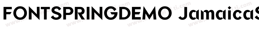 FONTSPRINGDEMO JamaicaScriptRegular字体转换